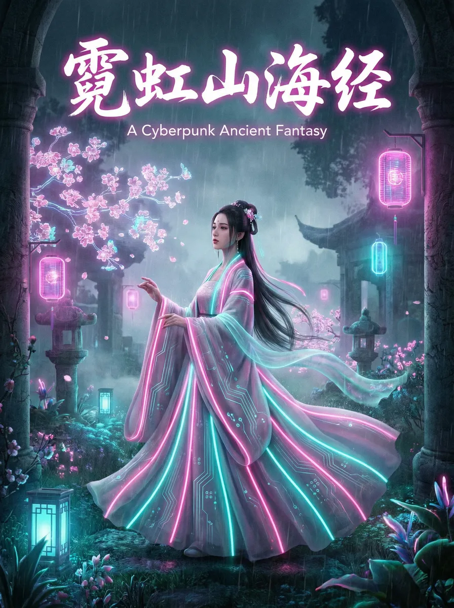 湿濡的女人 古风奇缘短剧 - 霓虹山海经海报
